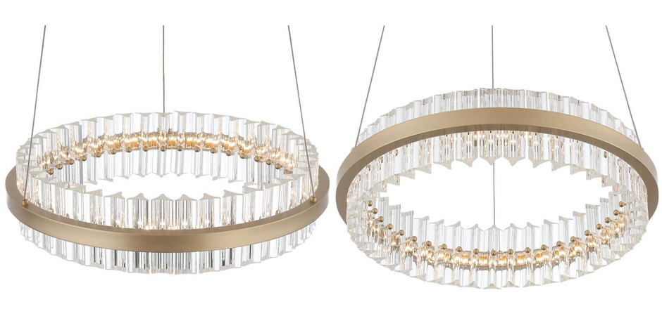 Люстра Ring Horizontal Gold