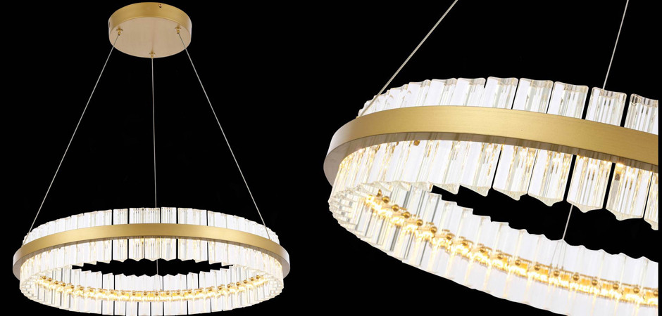 Люстра Ring Horizontal Gold
