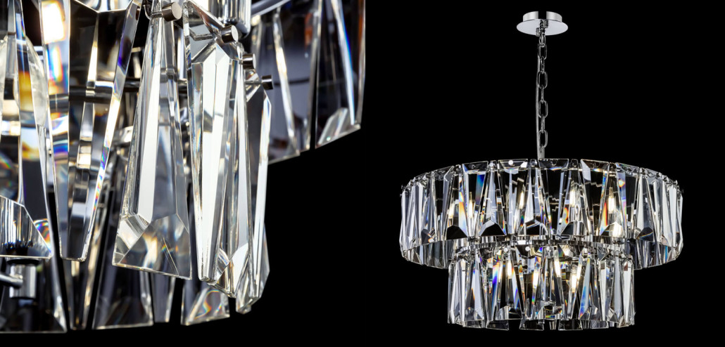Люстра Ruby Crystal Chandelier Chrome 68