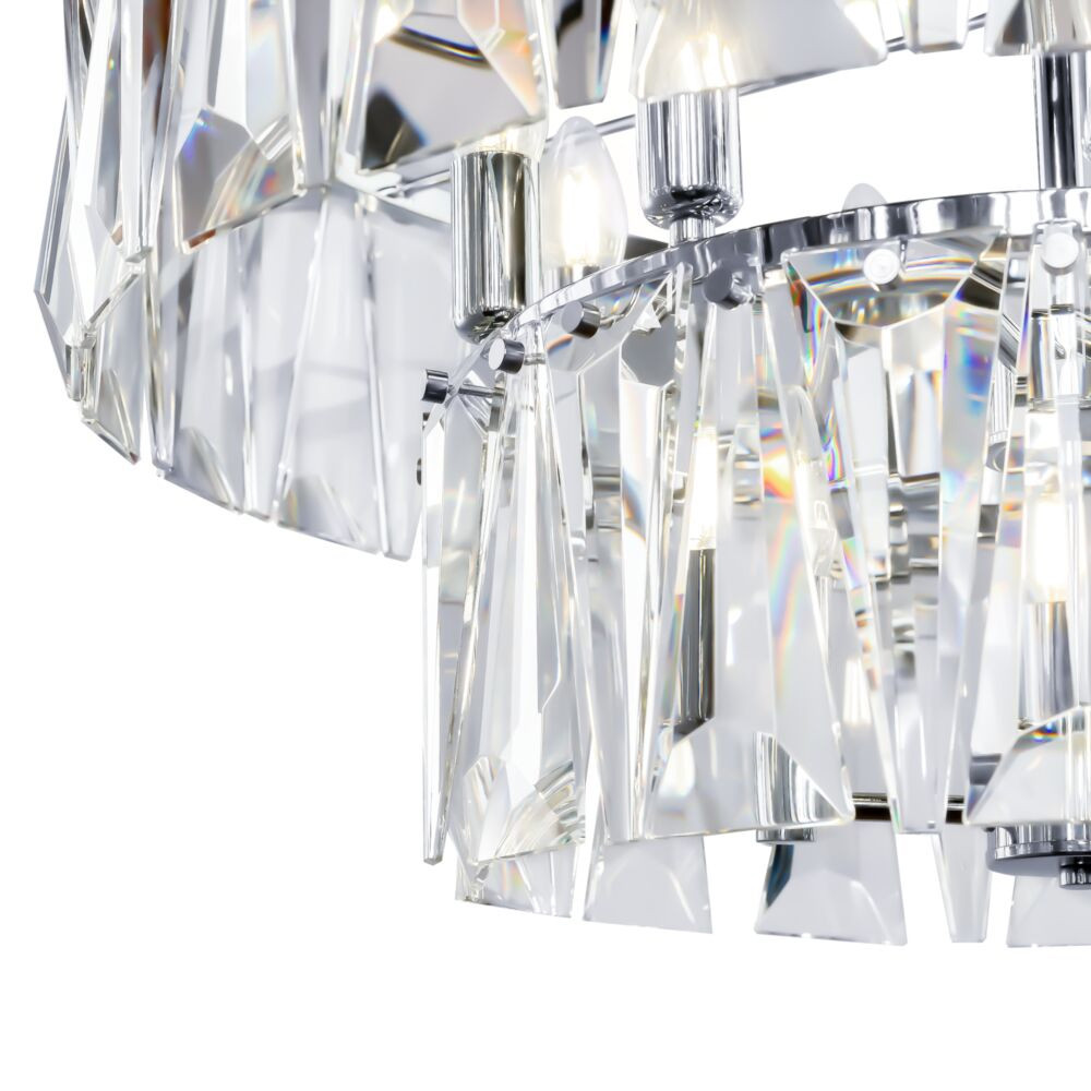 Люстра Ruby Crystal Chandelier Chrome 68