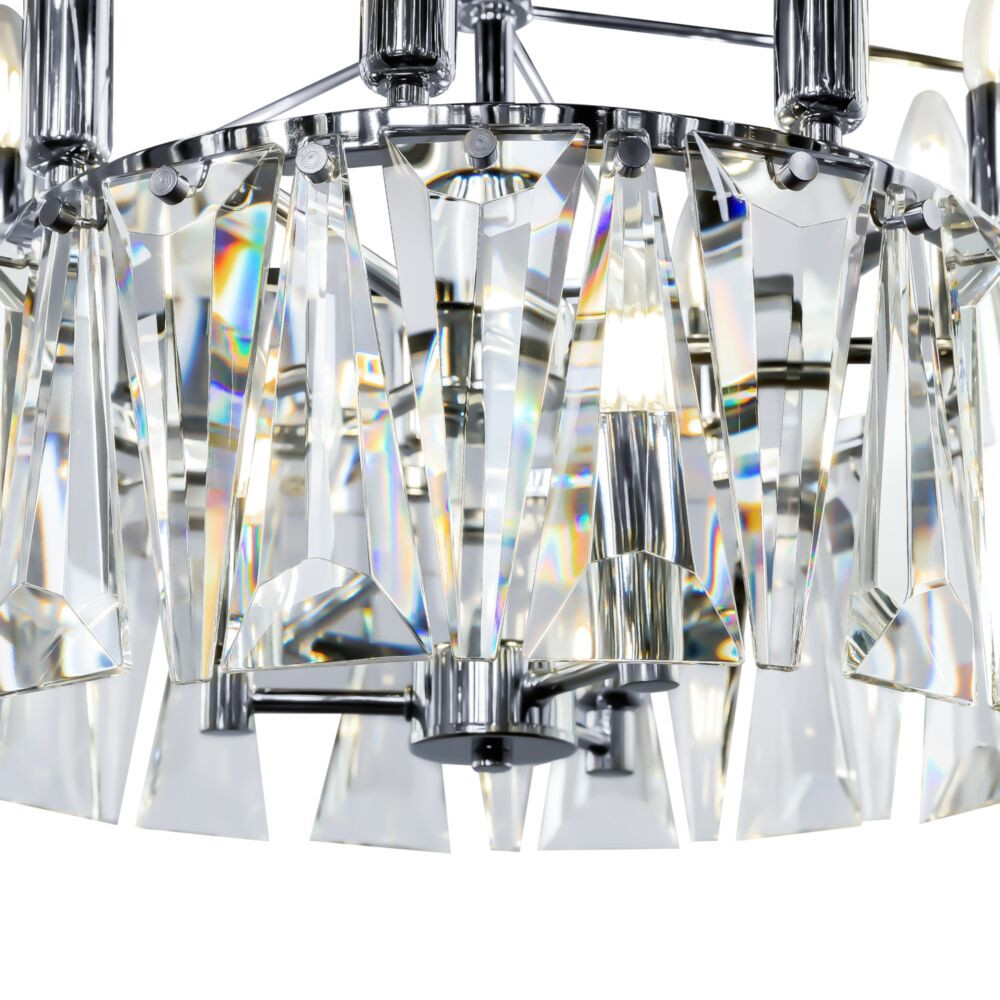 Люстра Ruby Crystal Chandelier Chrome 68