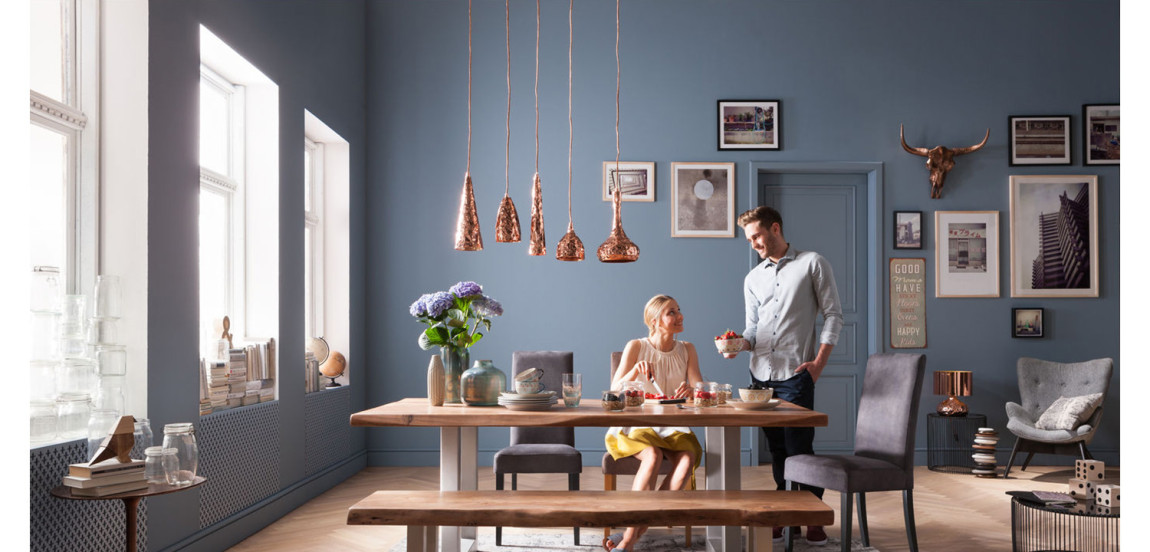 Люстра Several Copper Lamps