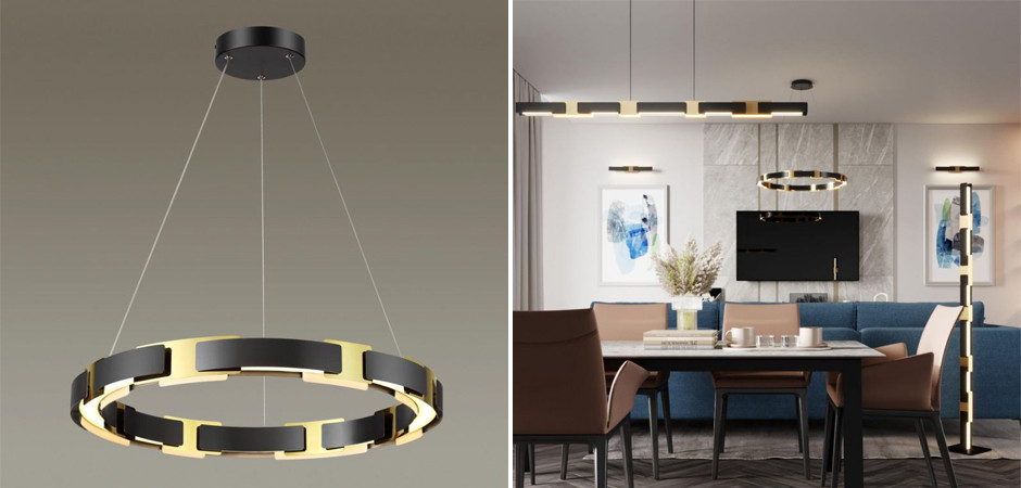 Люстра Shades of Gold  диаметр 60 см