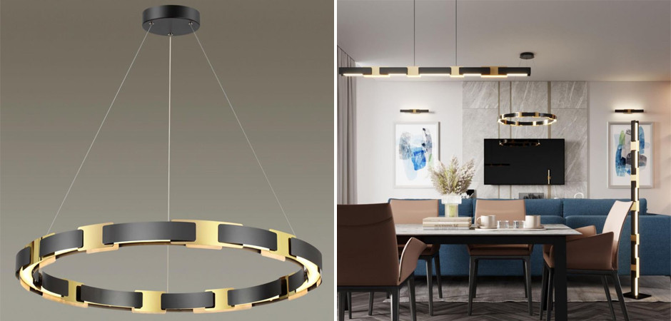 Люстра Shades of Gold  диаметр 80 см