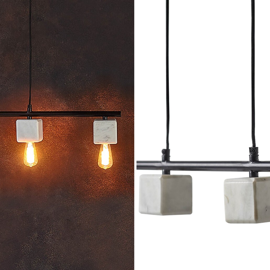 Люстра Shaw Four Marble Cubes Chandelier