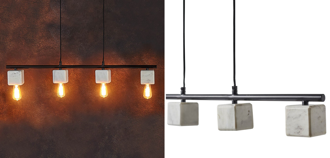 Люстра Shaw Four Marble Cubes Chandelier