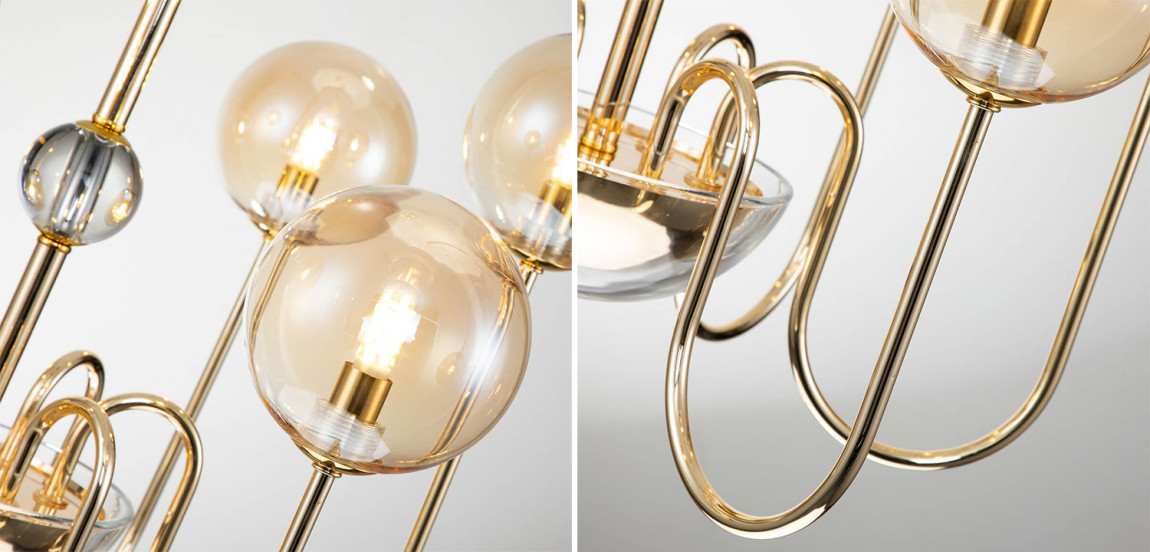 Люстра Sheiry Glass Ball Chandelier 6