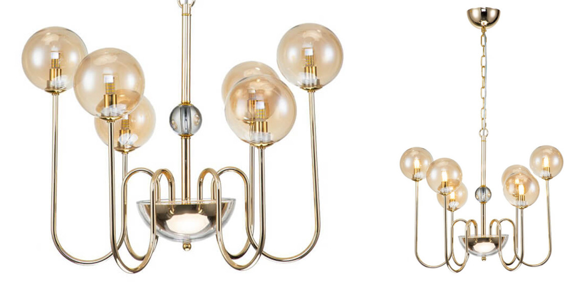 Люстра Sheiry Glass Ball Chandelier 6
