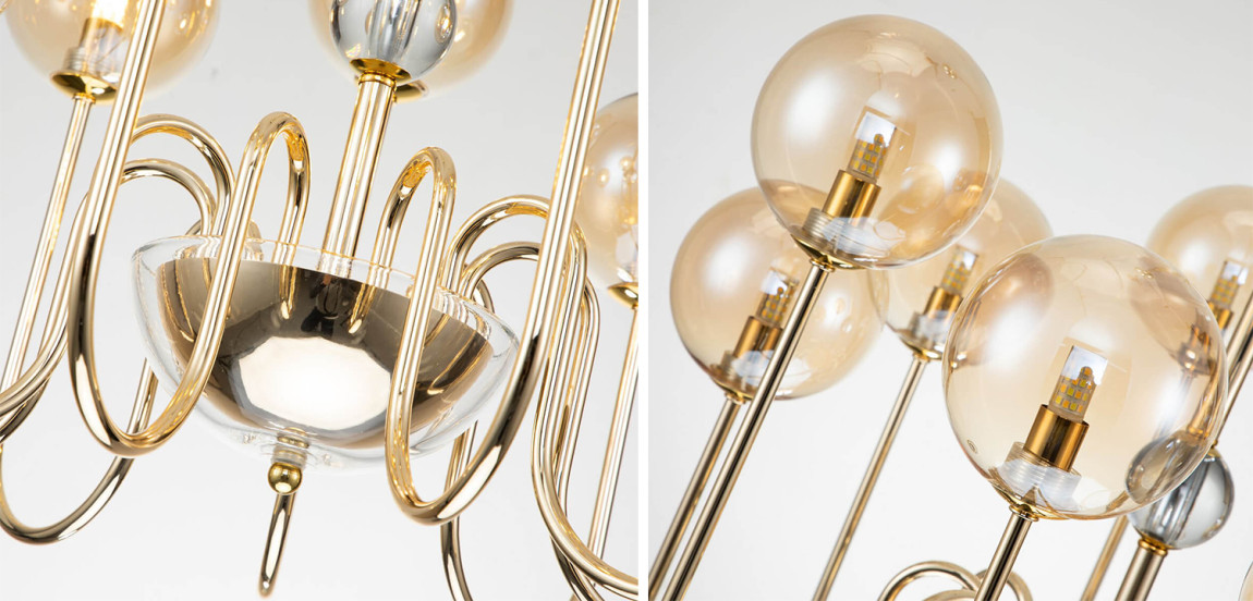 Люстра Sheiry Glass Ball Chandelier 9