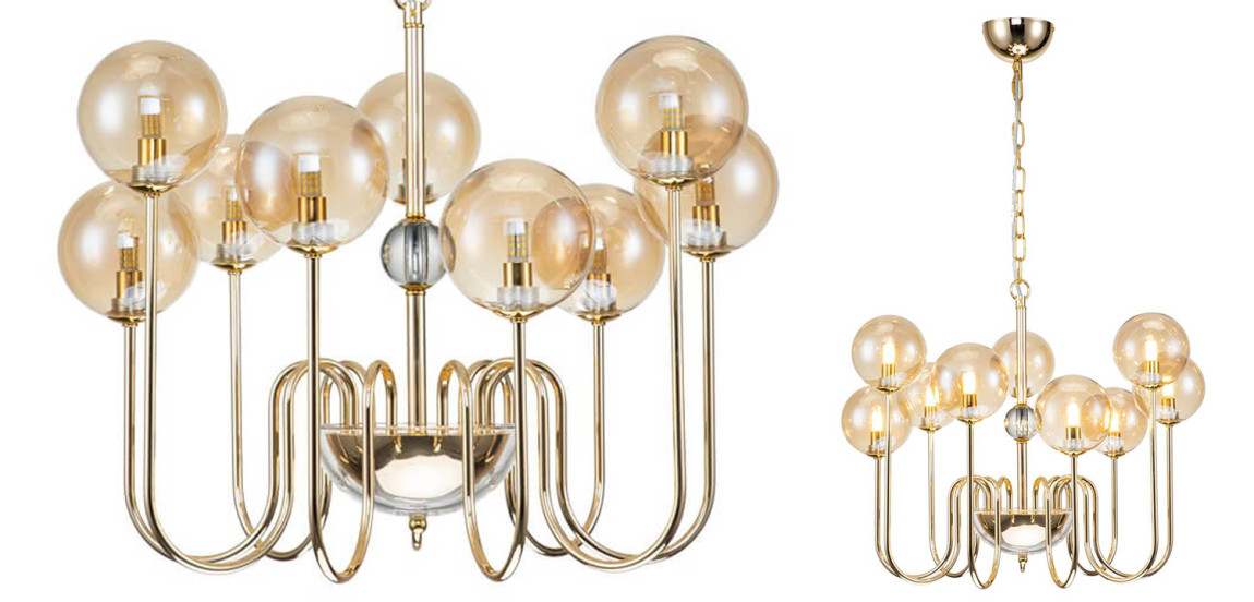 Люстра Sheiry Glass Ball Chandelier 9