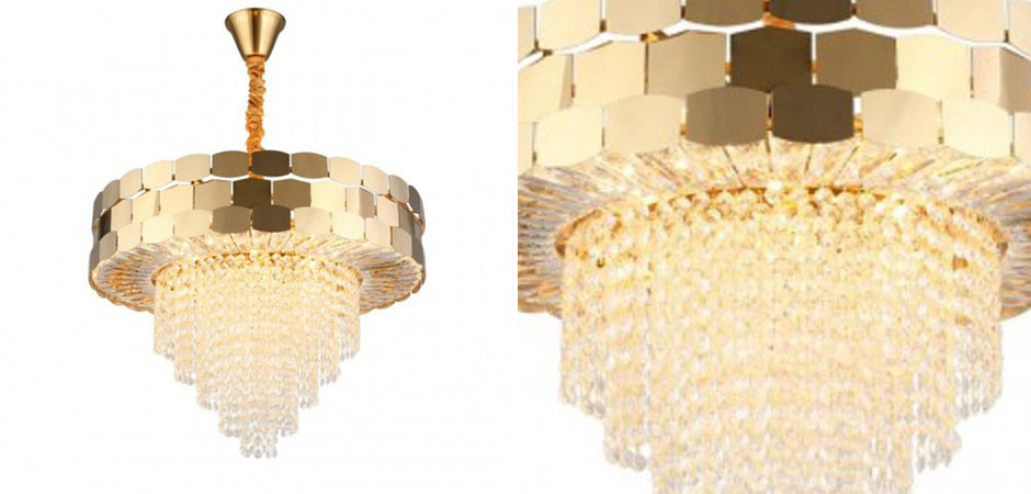 Люстра Shell Хрустальная