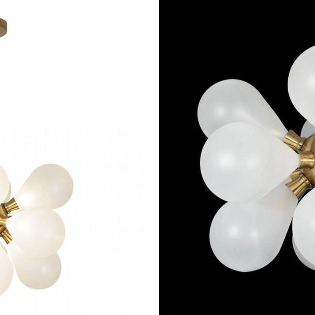 Люстра Simonet Chandelier White 50 см