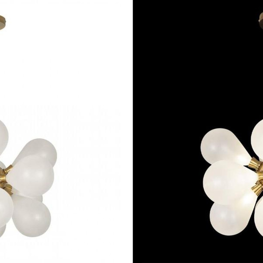 Люстра Simonet Chandelier White 50 см