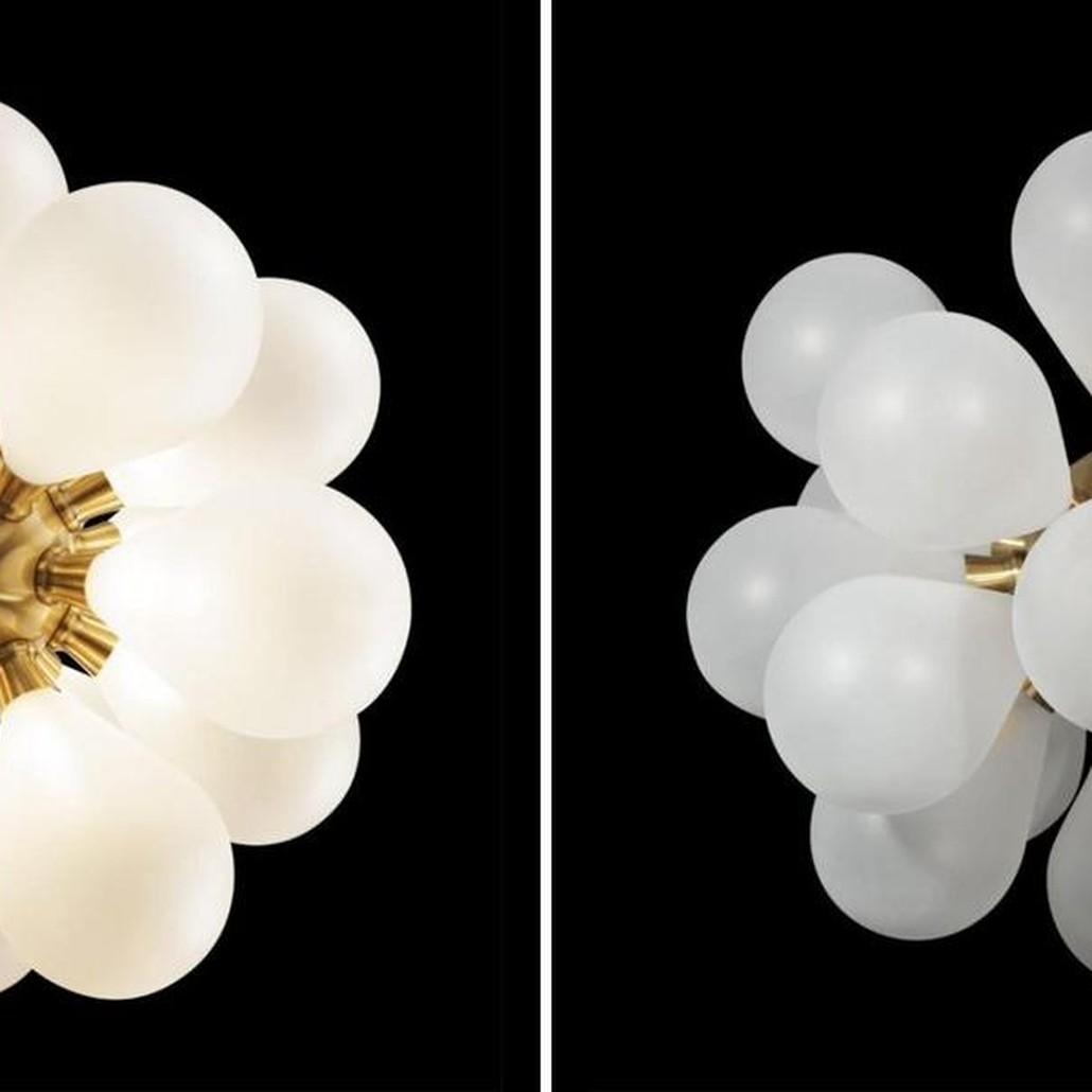 Люстра Simonet Chandelier White 55 см