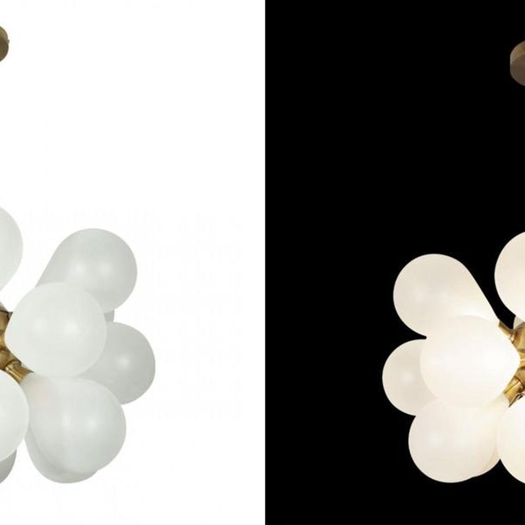 Люстра Simonet Chandelier White 55 см