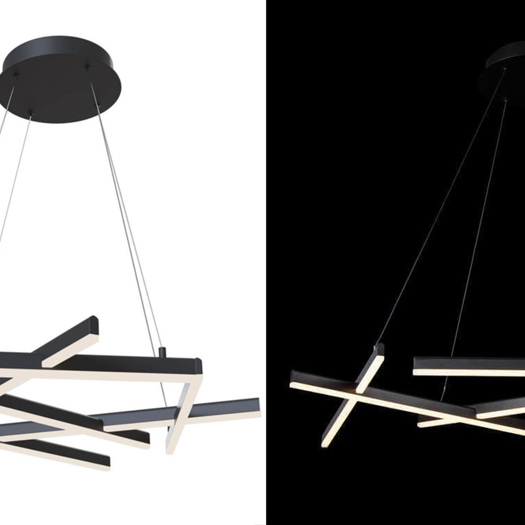 Люстра Smeragde Light Chandelier black