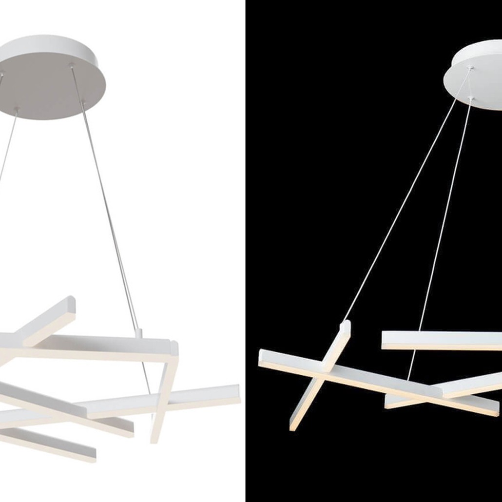 Люстра Smeragde Light Chandelier white