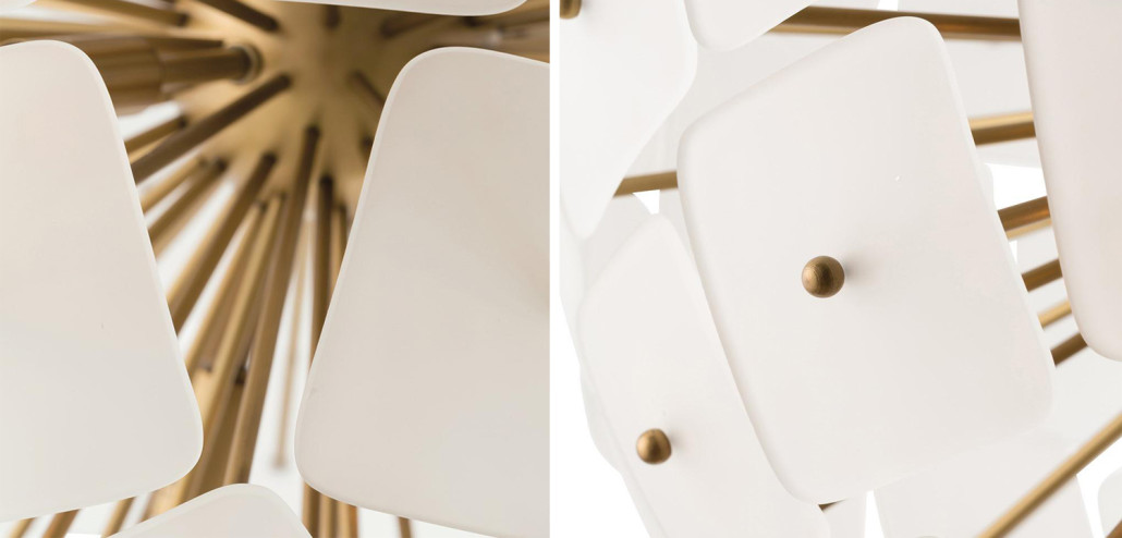 Люстра Sputnik Square Matt Chandelier