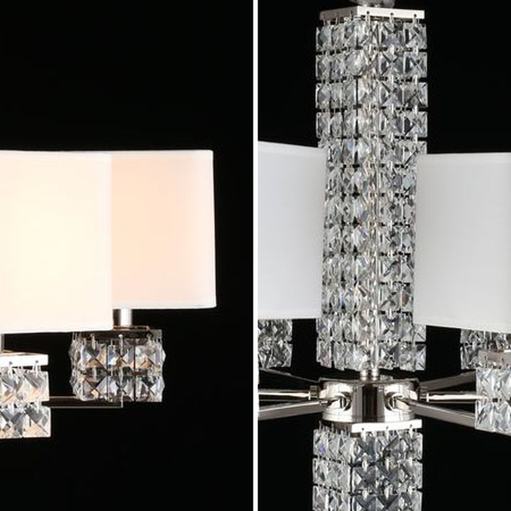 Люстра Square Crystal с Абажуром