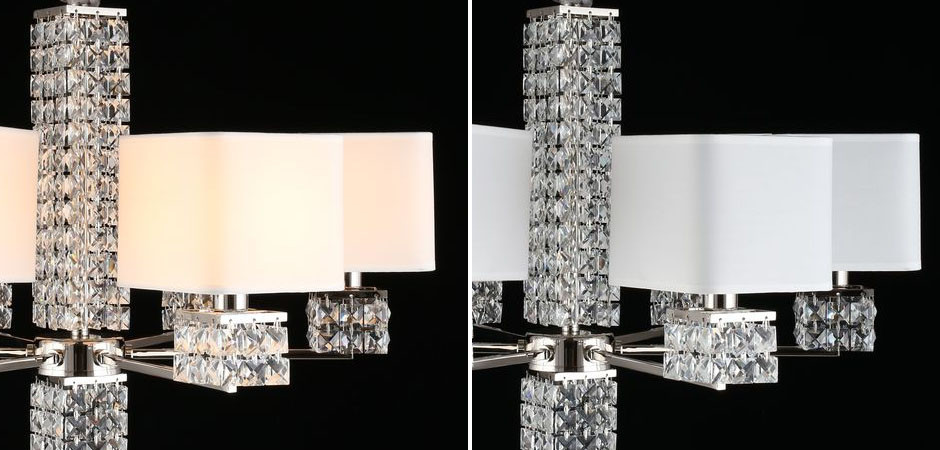 Люстра Square Crystal с Абажуром