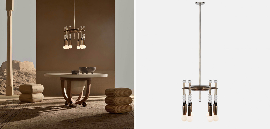 Люстра TALISMAN 8 патронов по дизайну студии Apparatus