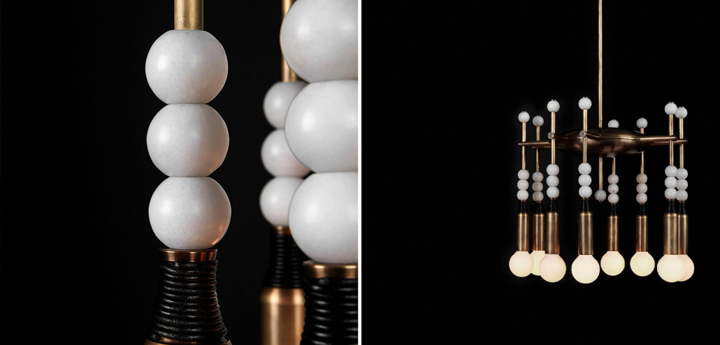 Люстра TALISMAN 8 патронов по дизайну студии Apparatus