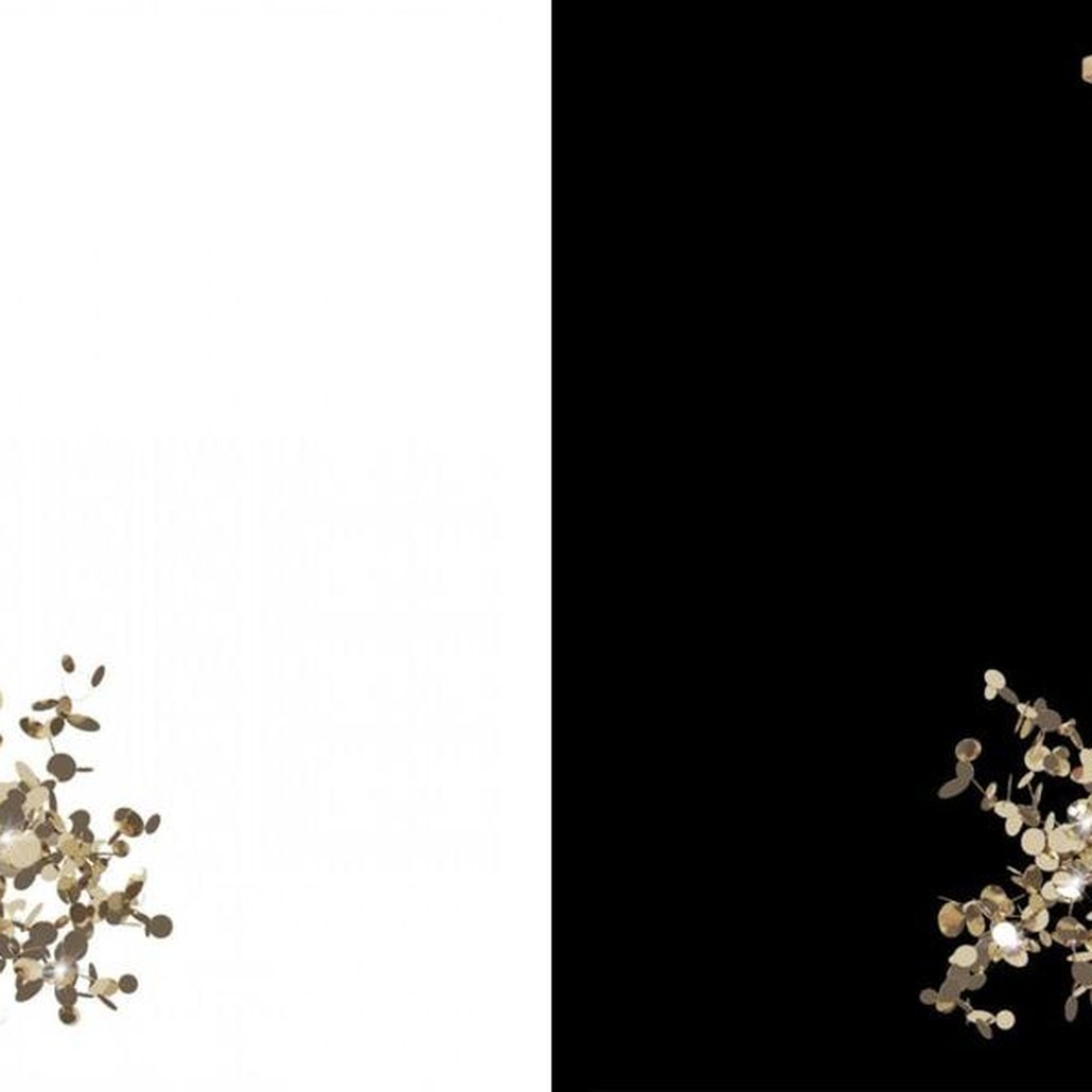 Люстра Terzani Argent Suspension Gold Pendant lamp диаметр 40