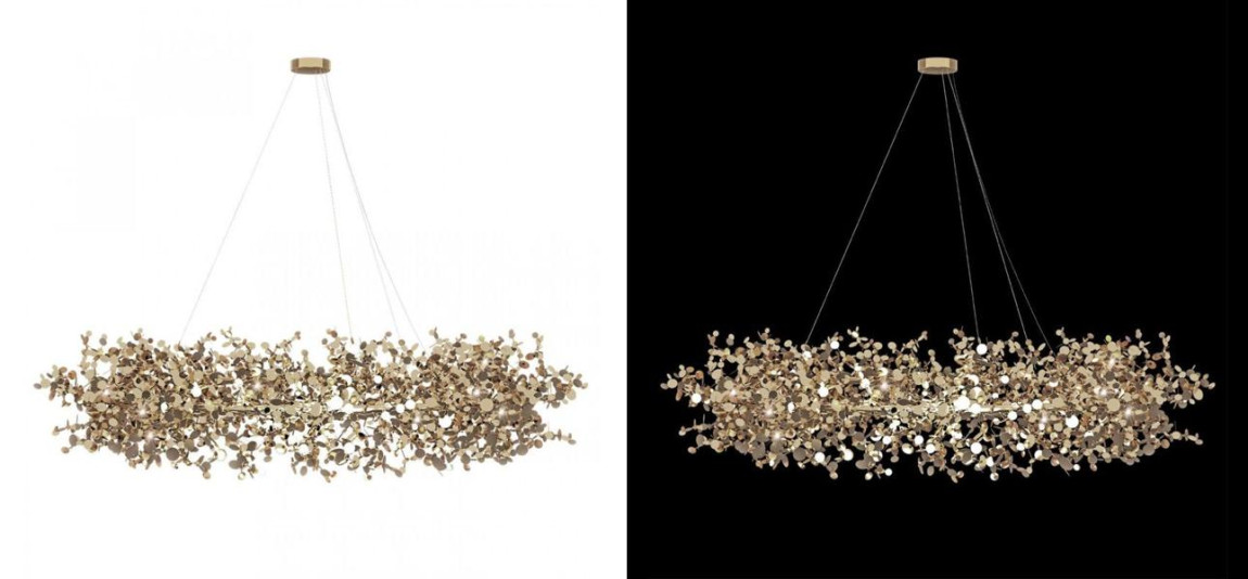 Люстра Terzani Argent Suspension Ring Gold