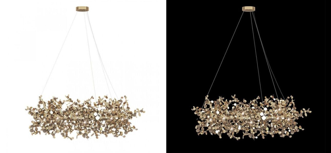 Люстра Terzani Argent Suspension Ring Gold диаметр диаметр 60