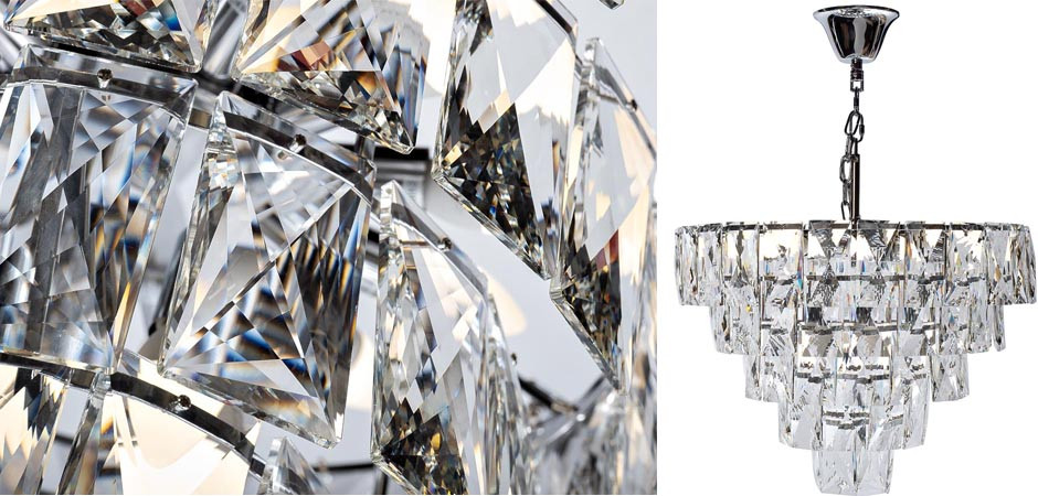 Люстра Tiers Crystal Light Chandelier 16 D60