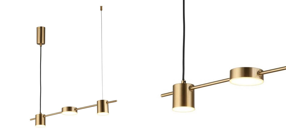 Люстра Tondem Золотая