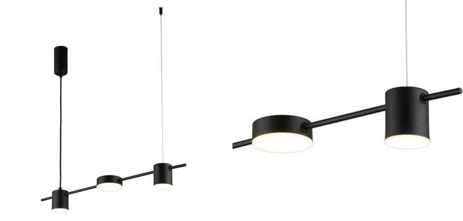 Люстра Tondem Черная