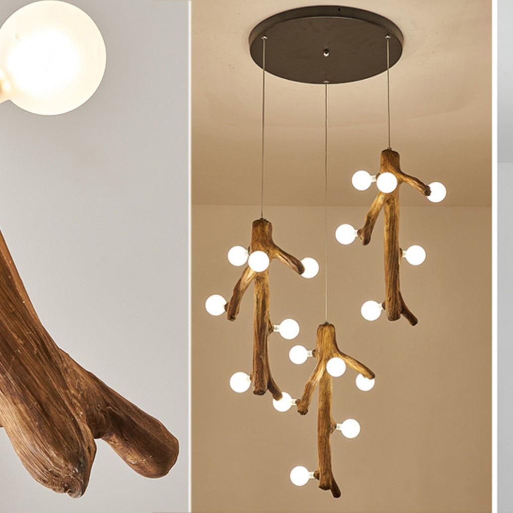 Люстра Tree branch Circle Chandelier