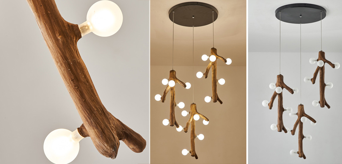 Люстра Tree branch Circle Chandelier