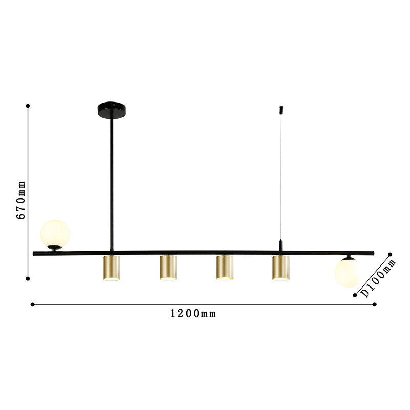 Люстра TRIBES CHANDELIER 2 вида плафонов