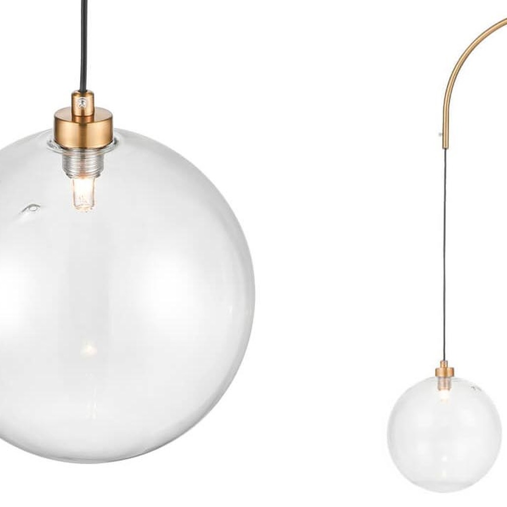Люстра Two Hanging Ball Chandelier