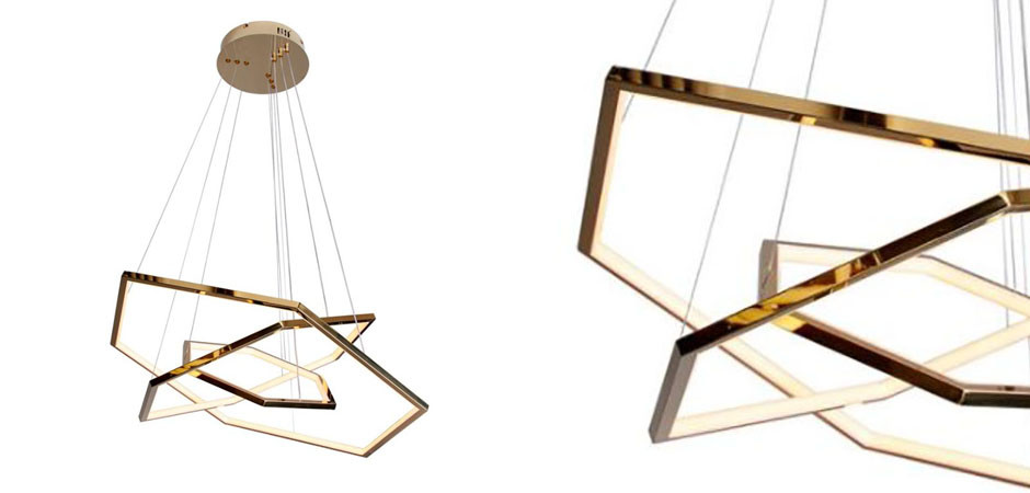 Люстра Vesanto Cameron Design House Gold 100