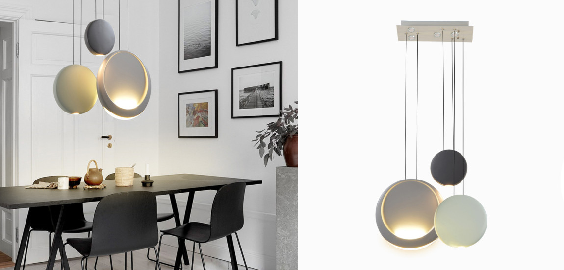 Люстра Vibia Cosmos Rectangular 3 moon