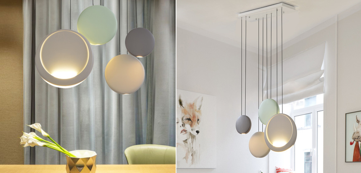 Люстра Vibia Cosmos Rectangular 4 moon