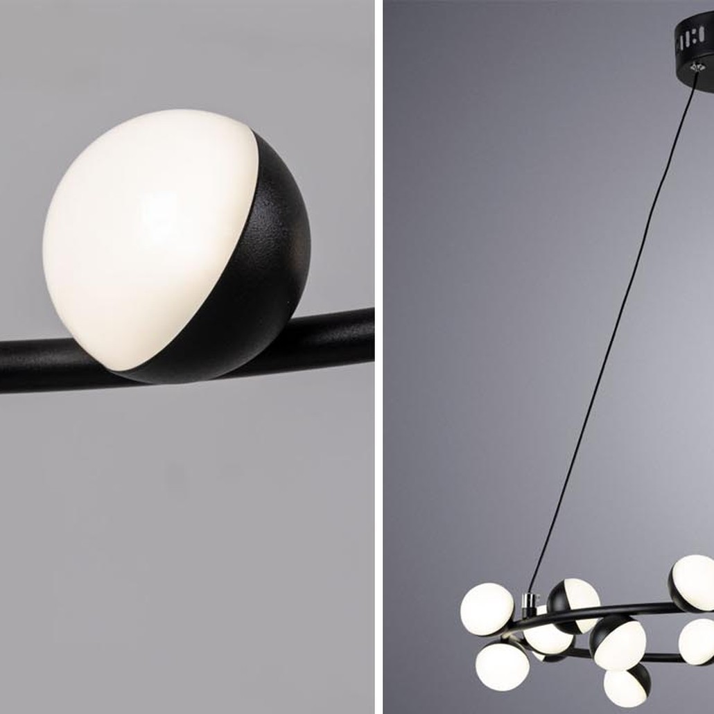 Люстра Vilelme Chandelier black 50