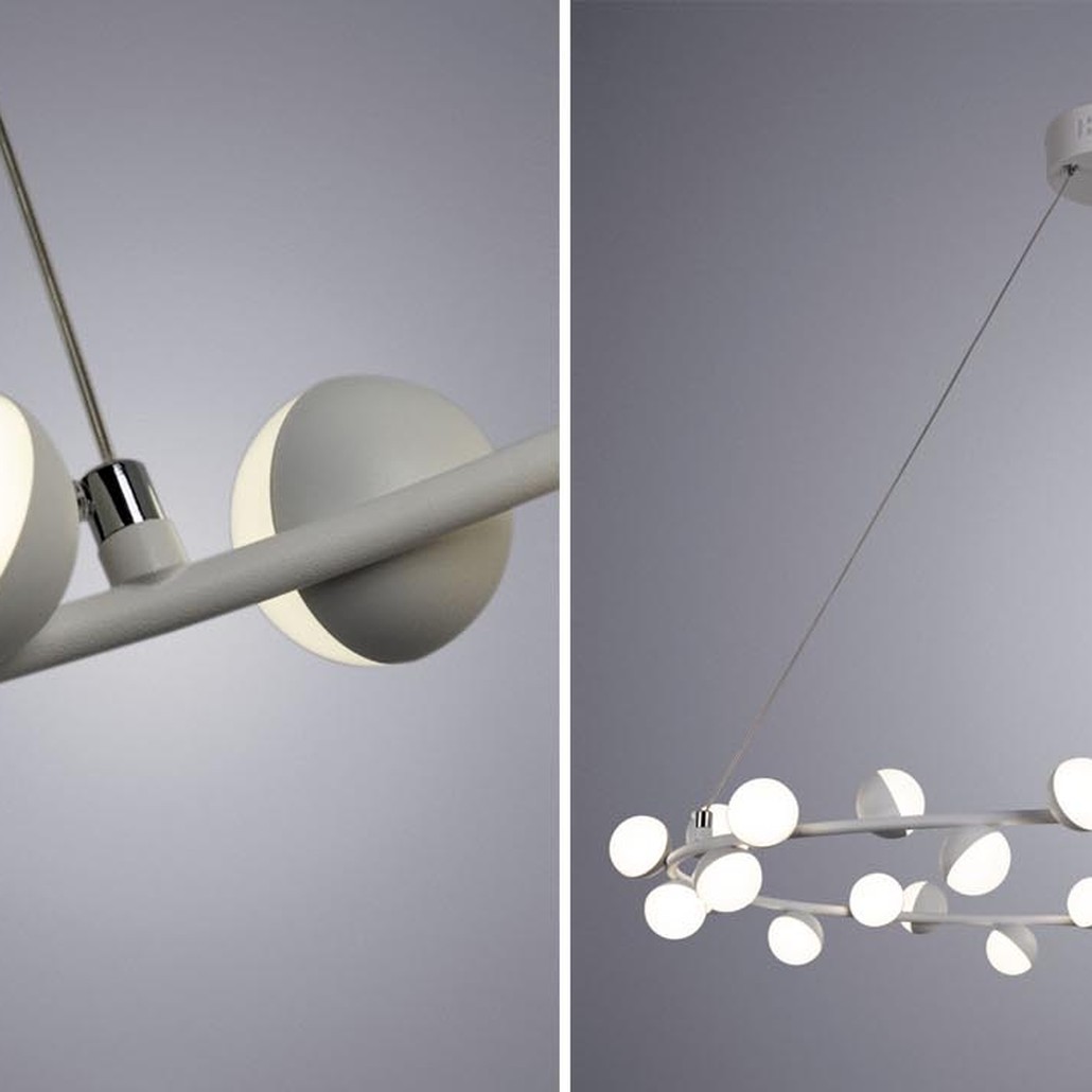 Люстра Vilelme Chandelier white 80