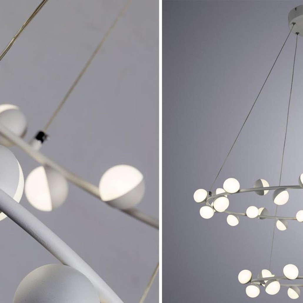 Люстра Vilelme Chandelier white double