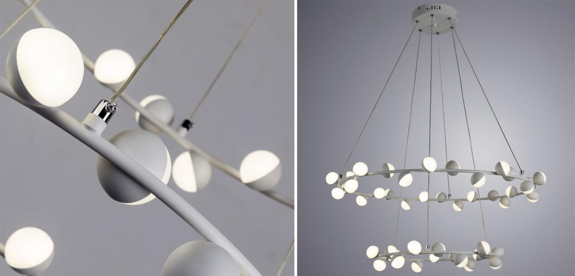 Люстра Vilelme Chandelier white double