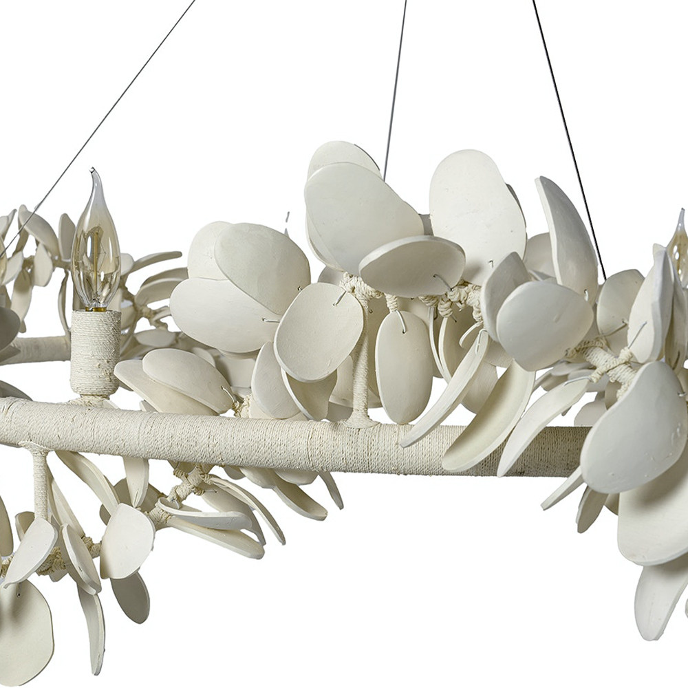 Люстра White Bionic Petals Flo Ring Chandelier
