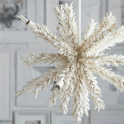Люстра White Bionic Petals Star Chandelier