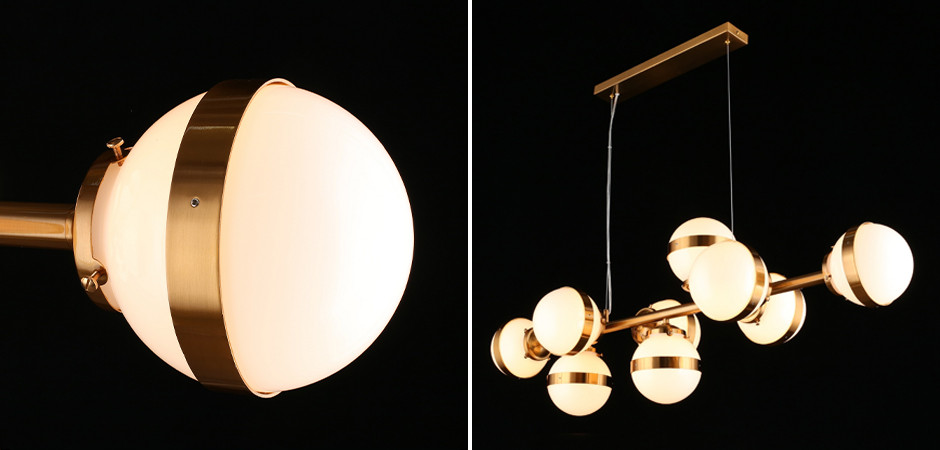 Люстра White Sphere Латунь