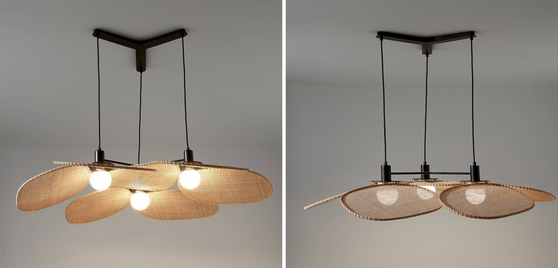 Люстра Wicker Leaves Chandelier