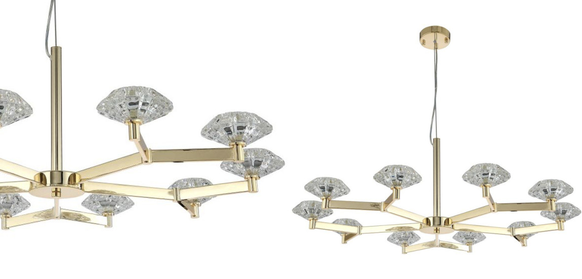 Люстра Yerker Chandelier Gold 10