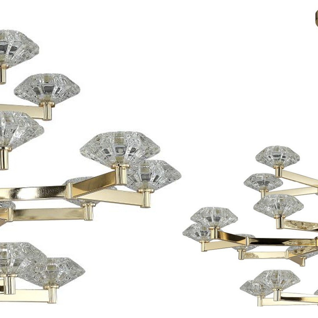 Люстра Yerker Chandelier Gold 20