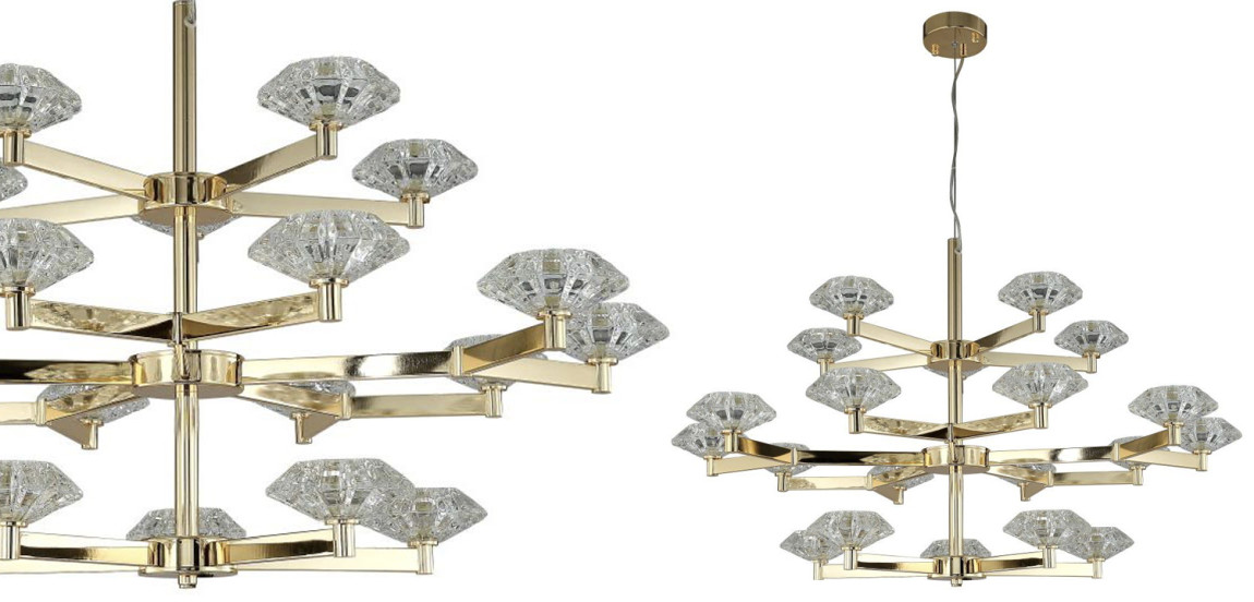 Люстра Yerker Chandelier Gold 20